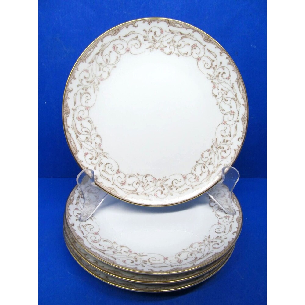 Noritake Rochelle 5805 Set Of 4 Vintage 50's Pattern 6 3/8" Dessert Plates VGC